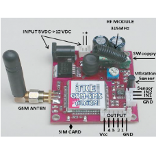 WARNING SYSTEM MODULE GSM-SMS TKE-MN6868